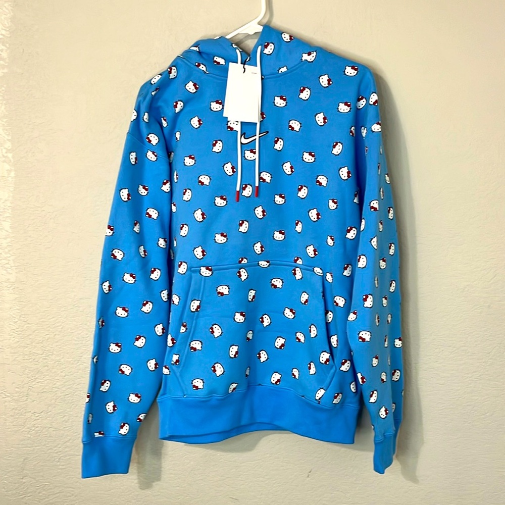 Nike Hello Kitty Sanrio Unisex Sweatshirt Hoodie NWT